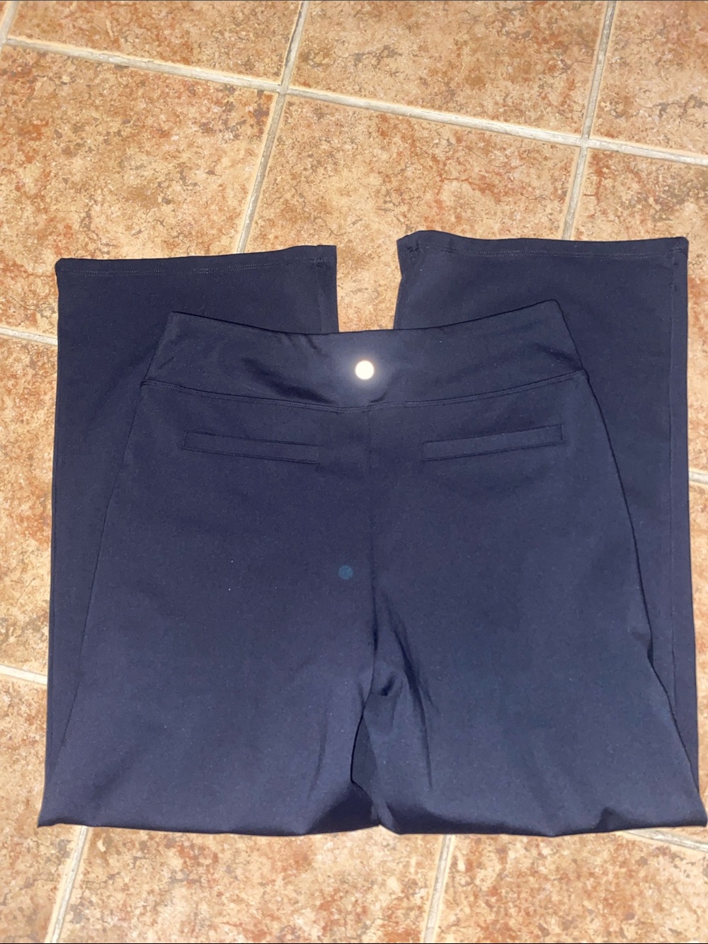G4Free Women's Black Wide-Leg Exercise Pants Size 12/14 NWT